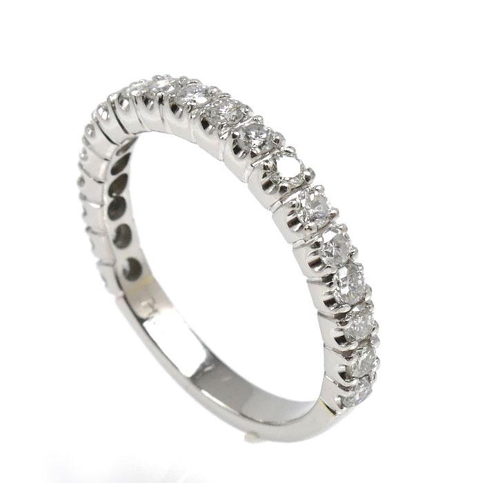 Pt900プラチナ ハーフエタニティ リング・指輪 ダイヤモンド1.00ct