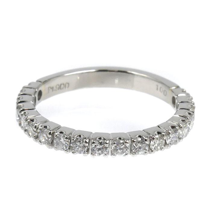 Pt900プラチナ ハーフエタニティ リング・指輪 ダイヤモンド1.00ct