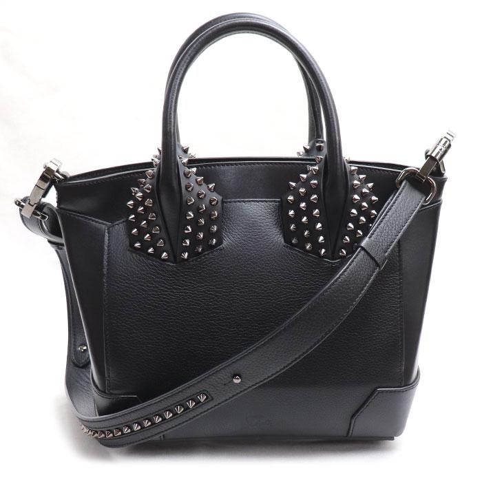 Christian Louboutin クリスチャンルブタン エロイーズ スモール スタッズ 2Wayショルダーバッグ ブラック 1165154 レディース【中古】 Christian Louboutin（クリスチャンルブタン） エロイーズ スモール