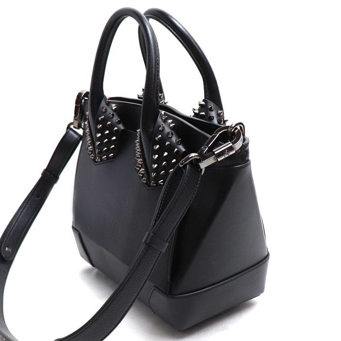 Christian Louboutin クリスチャンルブタン エロイーズ スモール スタッズ 2Wayショルダーバッグ ブラック 1165154 レディース【中古】 Christian Louboutin（クリスチャンルブタン） エロイーズ スモール