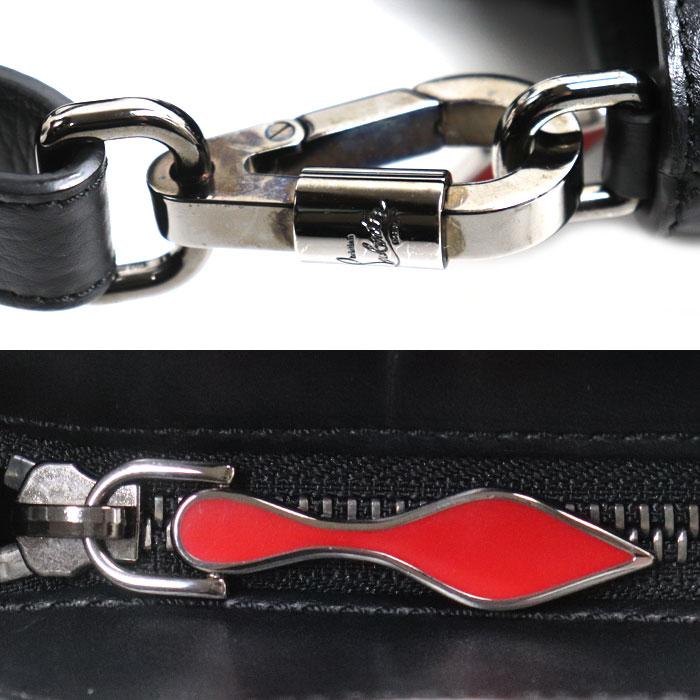 Christian Louboutin クリスチャンルブタン エロイーズ スモール スタッズ 2Wayショルダーバッグ ブラック 1165154 レディース【中古】 Christian Louboutin（クリスチャンルブタン） エロイーズ スモール
