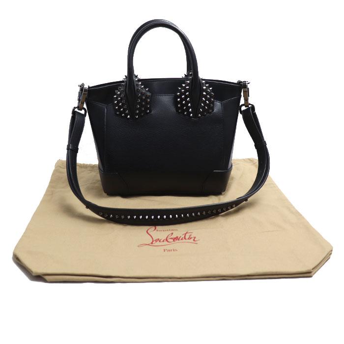Christian Louboutin クリスチャンルブタン エロイーズ スモール スタッズ 2Wayショルダーバッグ ブラック 1165154 レディース【中古】 Christian Louboutin（クリスチャンルブタン） エロイーズ スモール