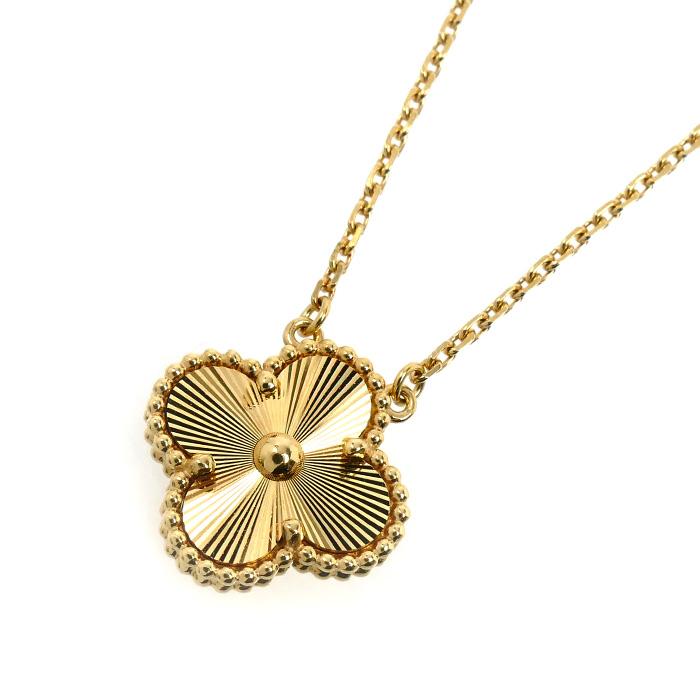 新品2026年1月購入Van Cleef&Arpels ギョシェWGネックレス Van Cleef & Arpels ヴァンクリーフ＆アーペル K18YG ヴィンテージ