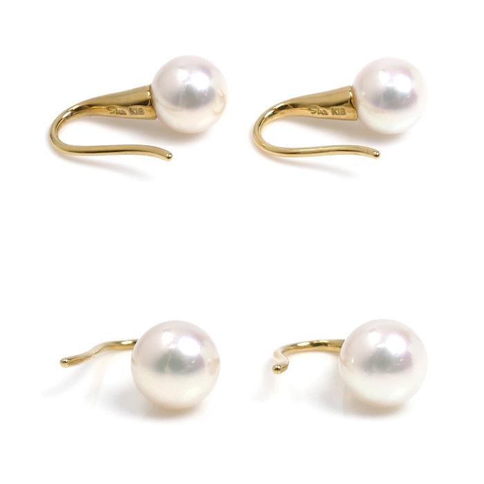 STAR JEWELRY スタージュエリー K18YG イエローゴールド ピアス アコヤ