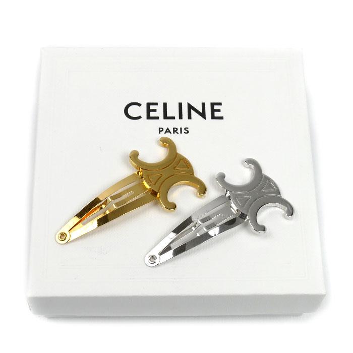 CELINE（セリーヌ） スチール ブラス ヘアピン ヘアアクセサリー