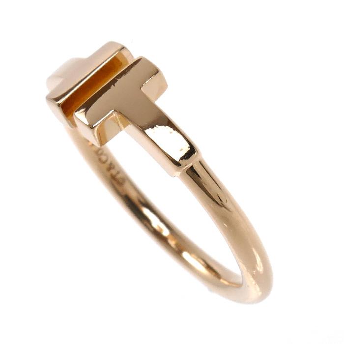 TIFFANY&Co.（ティファニー） K18PG ピンクゴールド Tワイヤー リング