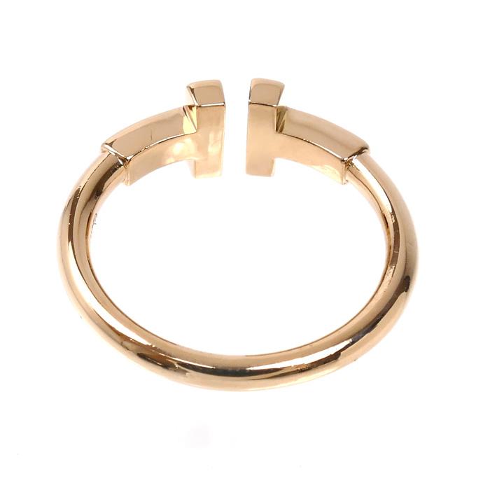 TIFFANY&Co.（ティファニー） K18PG ピンクゴールド Tワイヤー リング
