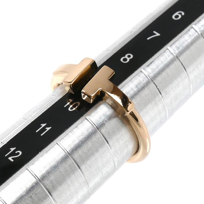 TIFFANY&Co.（ティファニー） K18PG ピンクゴールド Tワイヤー リング