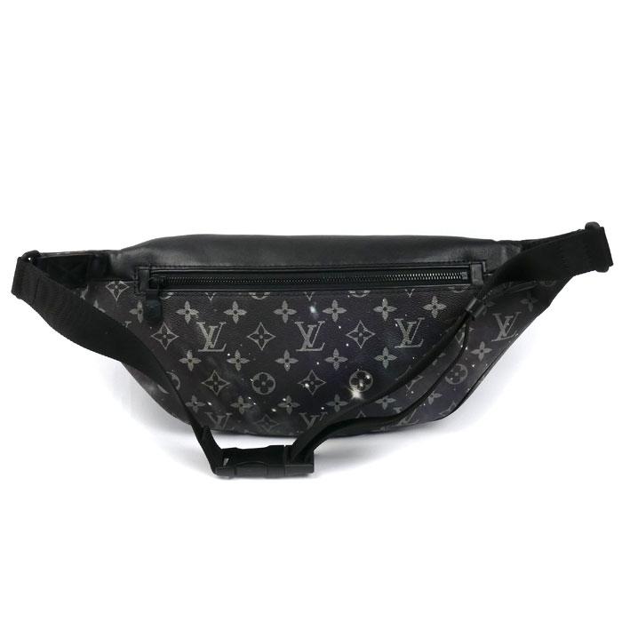LOUIS VUITTON ルイ・ヴィトン モノグラム ギャラクシー ディスカバリー バムバッグ ボディバッグ ブラック M44444 メンズ 中古 美品_1
