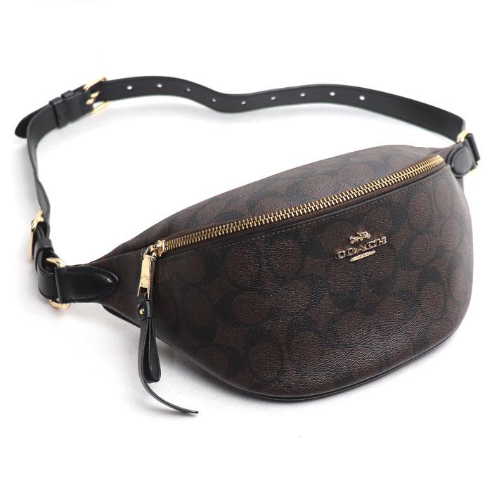 COACH（コーチ） シグネチャー ウェストバッグ ボディバッグ ブラウン