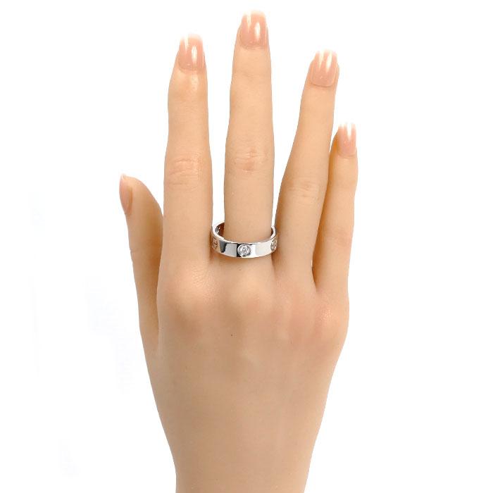 Cartier（カルティエ） K18WG ホワイトゴールド ラブリング ハーフ