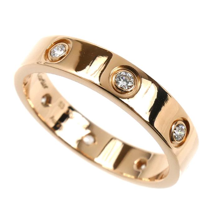 Cartier（カルティエ） K18PG ピンクゴールド ミニラブ フルダイヤ 