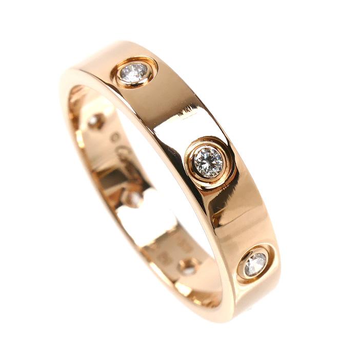 Cartier（カルティエ） K18PG ピンクゴールド ミニラブ フルダイヤ