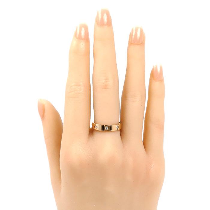 Cartier（カルティエ） K18PG ピンクゴールド ミニラブ フルダイヤ