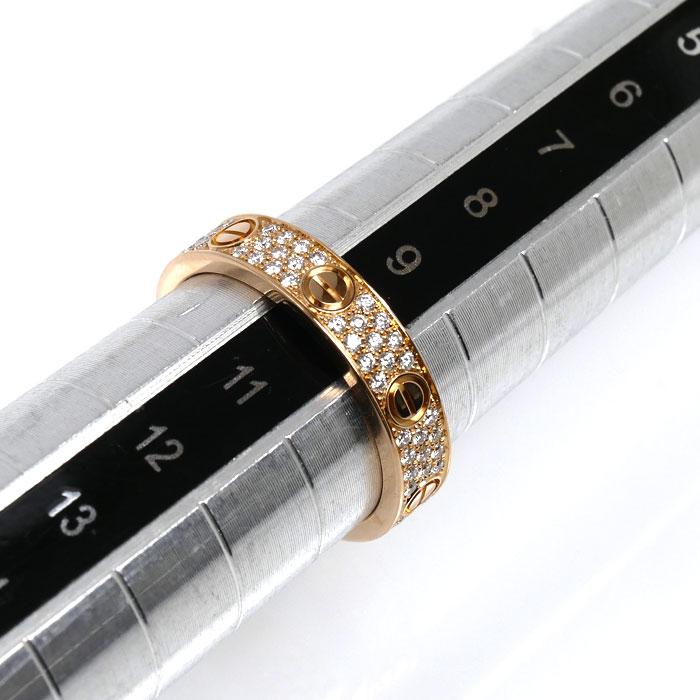 Cartier（カルティエ） K18PG ピンクゴールド ミニラブ ダイヤ リング