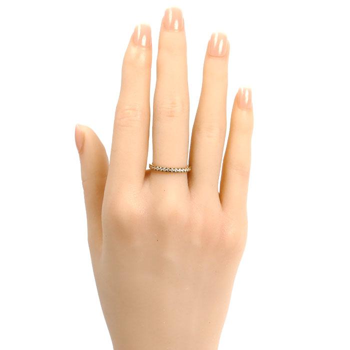 TIFFANY&Co.（ティファニー） K18PG ピンクゴールド ハーフエタニティ