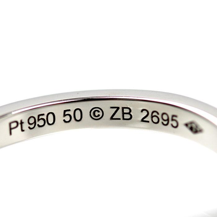 Cartier（カルティエ） Pt950 バレリーナ カーブ ウェデング 3P ダイヤ