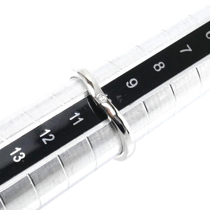 Cartier（カルティエ） Pt950 バレリーナ カーブ ウェデング 3P ダイヤ