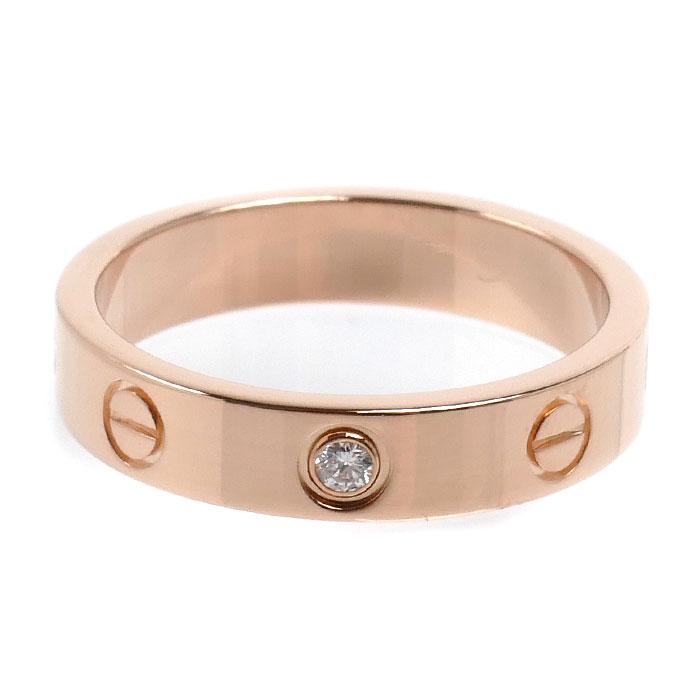 Cartier（カルティエ） K18PG ピンクゴールド ミニラブ 1Pダイヤ