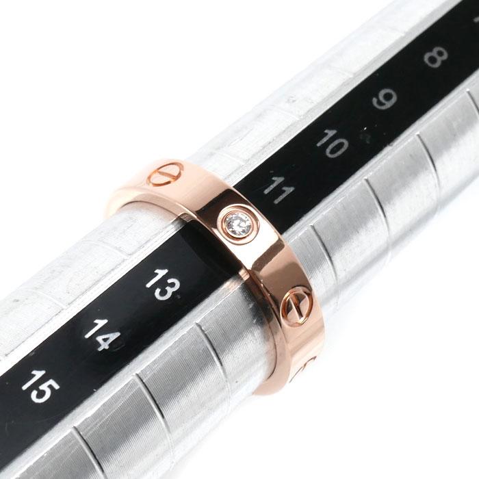 Cartier（カルティエ） K18PG ピンクゴールド ミニラブ 1Pダイヤ