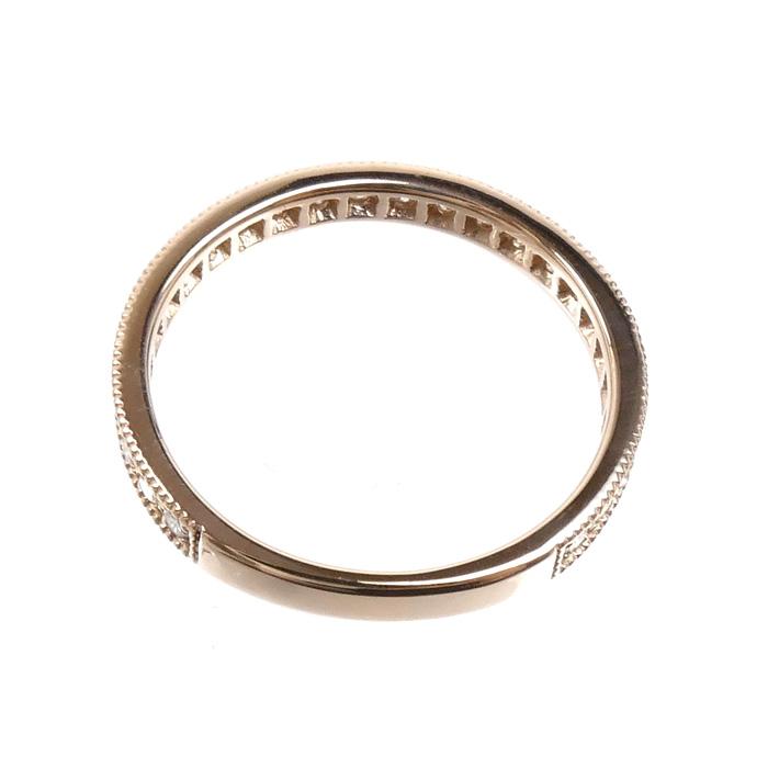 K18PG ピンクゴールド リング・指輪 ダイヤモンド0.35ct 16号 2.8g 