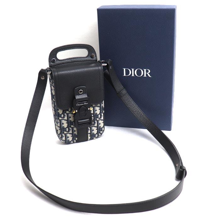 Dior ディオール オブリーク サドルバーティカルポーチ ショルダー