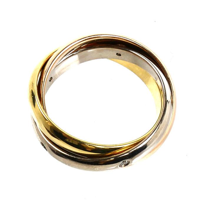 Cartier（カルティエ） K18YG/PG/WG トリニティ 5Pダイヤ リング・指輪 