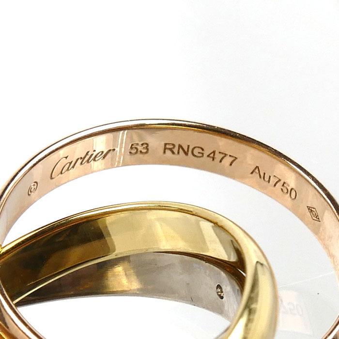 Cartier（カルティエ） K18YG/PG/WG トリニティ 5Pダイヤ リング・指輪 