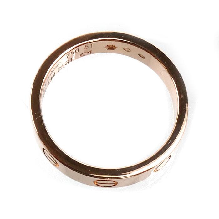Cartier（カルティエ） K18PG ピンクゴールド ミニラブ 1Pダイヤ