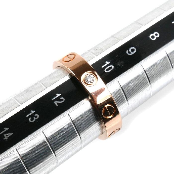 Cartier（カルティエ） K18PG ピンクゴールド ミニラブ 1Pダイヤ