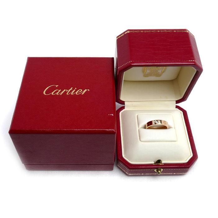 Cartier（カルティエ） K18PG ピンクゴールド ミニラブ 1Pダイヤ