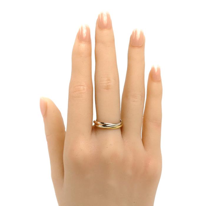 Cartier（カルティエ） K18YG/PG/WG les must de Cartier トリニティXS