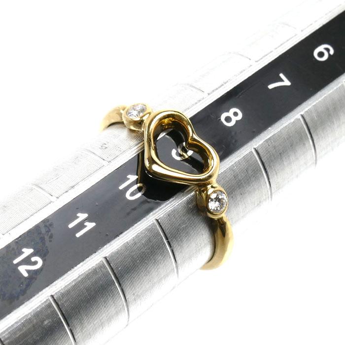 TIFFANY&Co.（ティファニー） K18YG イエローゴールド オープンハート