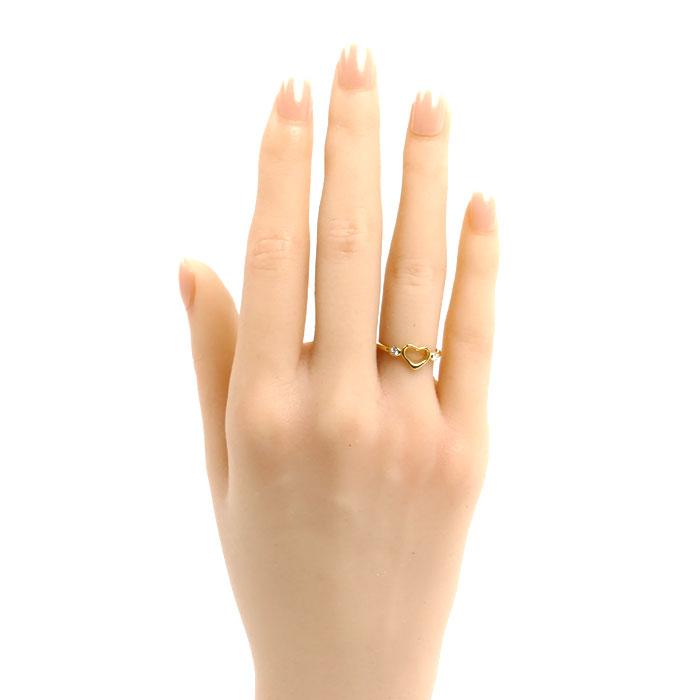 TIFFANY&Co.（ティファニー） K18YG イエローゴールド オープンハート