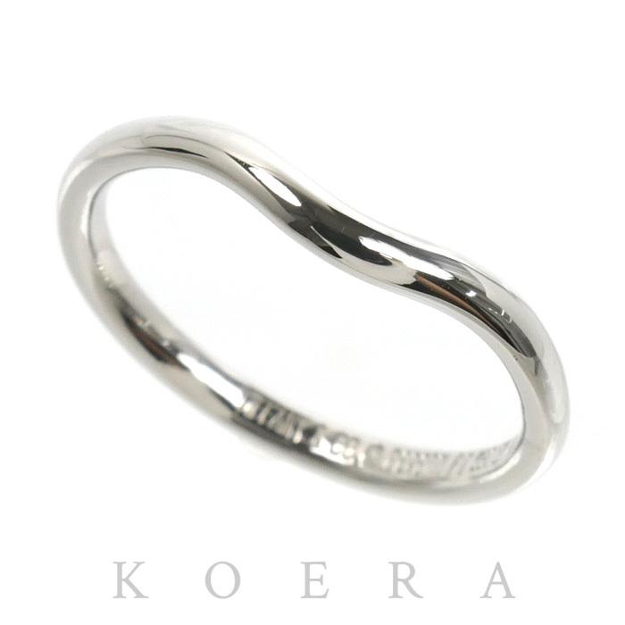 TIFFANY&Co.（ティファニー） Pt950プラチナ カーブドバンド リング
