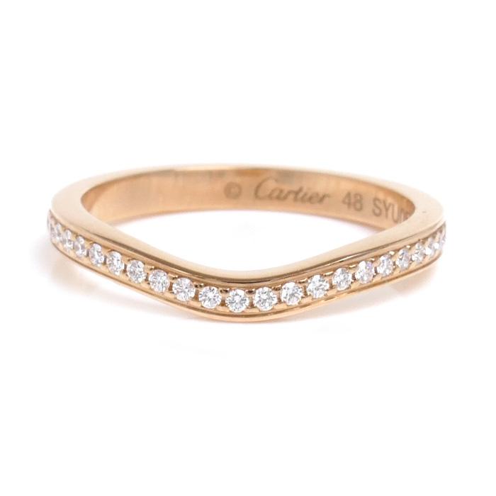 Cartier CARTIER カルティエ K18PG バレリーナカーブ ハーフ Cartier CARTIER カルティエ K18PG バレリーナカーブ ハーフ