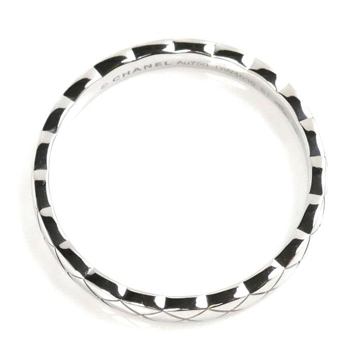 【極美品】シャネル ココクラッシュ リング K18WG 52号（US6号）正規品 CHANEL（シャネル） K18WG ホワイトゴールド ココクラッシュ リング