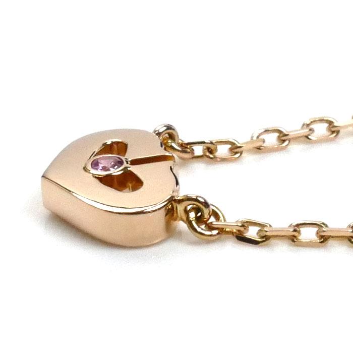 『激レア』　Cartier ピンクゴールド ハート型 チャーム Cartier（カルティエ） K18PG ピンクゴールド Cハート ピンク