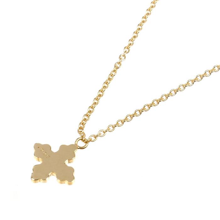 STAR JEWELRYイエローゴールド セブンダイヤモンド ネックレス STAR JEWELRY スタージュエリー K18YG イエローゴールド クロス ダイヤ