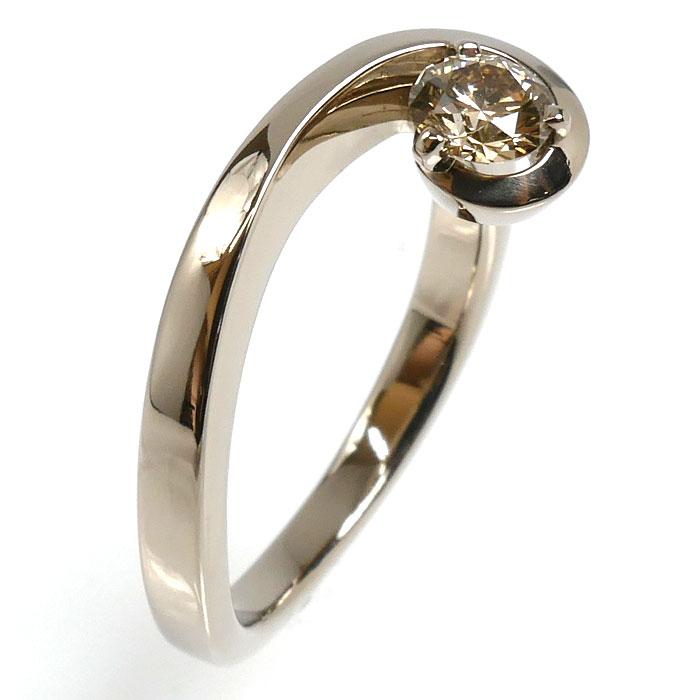 KASHIKEY カシケイ K18BG フロート リング・指輪 ダイヤモンド0.30ct