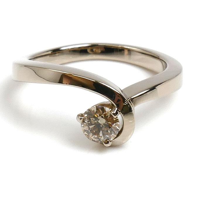KASHIKEY カシケイ K18BG フロート リング・指輪 ダイヤモンド0.30ct