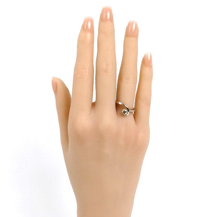 KASHIKEY カシケイ K18BG フロート リング・指輪 ダイヤモンド0.30ct