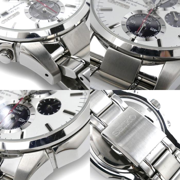 SEIKO（セイコー） クロノグラフ 腕時計 ソーラー V172-0AF0 メンズ
