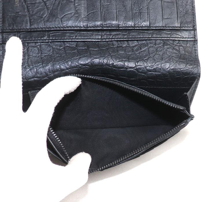 SAINT LAURENT サンローラン モノグラム コンチネンタルウォレット 長
