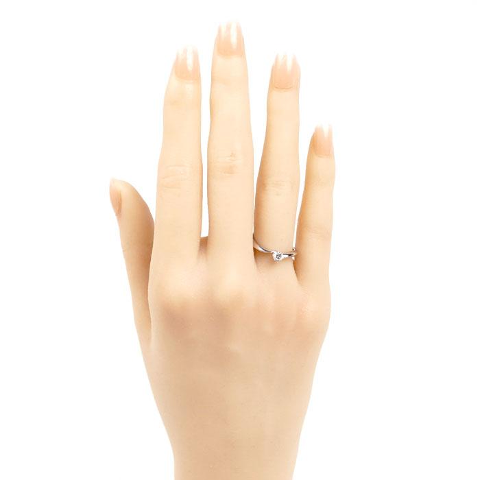 4℃ ヨンドシー Pt950プラチナ PeacefulTime リング・指輪 211722745010