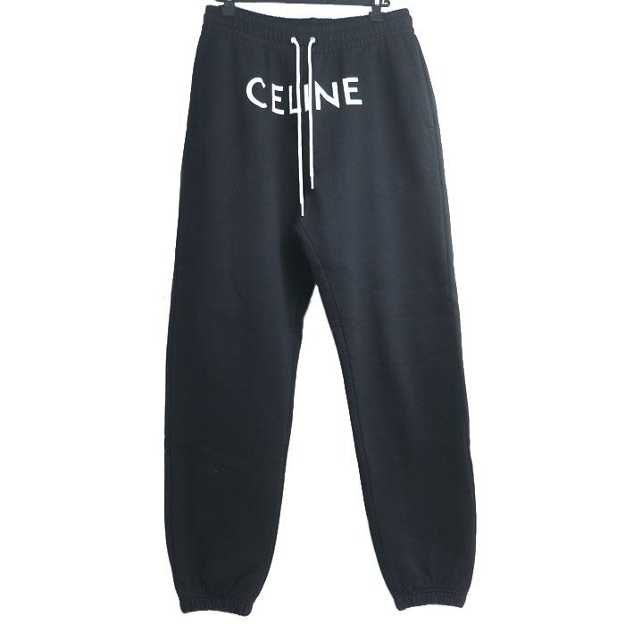 CELINE（セリーヌ） ロゴ スウェット ジョガーパンツ パンツ ブラック
