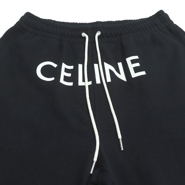 CELINE（セリーヌ） ロゴ スウェット ジョガーパンツ パンツ ブラック