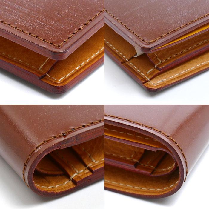 GANZO ガンゾ THIN BRIDLE シンブライドル 二つ折り財布 ヘーゼル