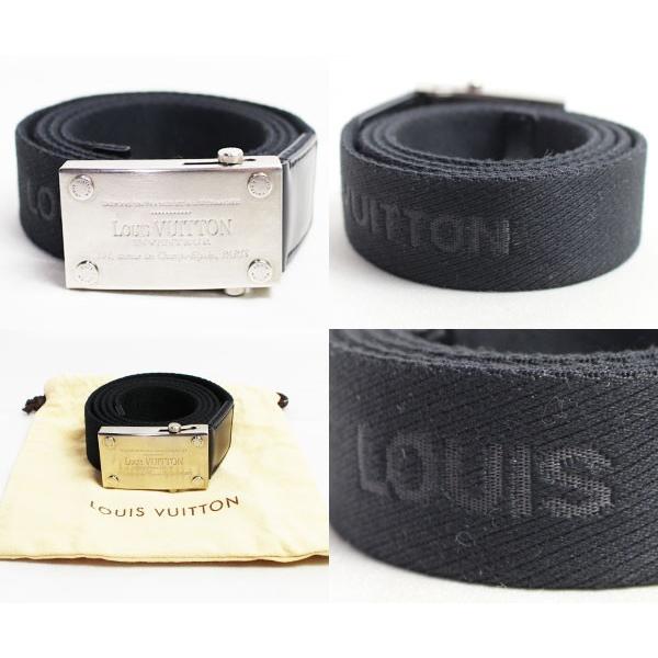 Louis Vuitton レザー ベルト M9801 黒 【公式通販】