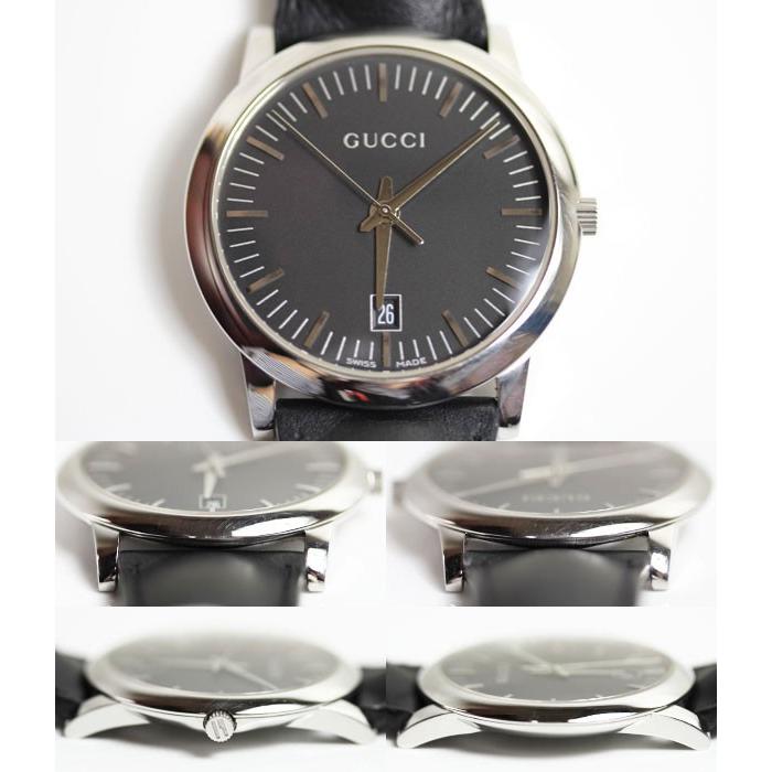 腕時計 Gucci グッチ 5600m タイムピース クオーツ 腕時計 Ss レザー 40ミリ ブラック文字盤 メンズ腕時計 質屋出店 あすつく Mt23 中古 Mb 0219 15 古恵良販売 通販 Yahoo ショッピング